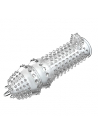 Закрытая прозрачная насадка Crystal sleeve - 14,2 см. - Erowoman-Eroman - в Воронеже купить с доставкой