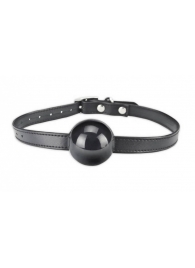 Кляп-шар из силикона с регулирующимся ремнем - Lux Fetish - купить с доставкой в Воронеже