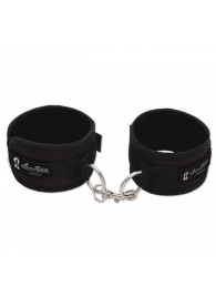 Бархатистые черные фиксаторы для рук или ног - Lux Fetish - купить с доставкой в Воронеже
