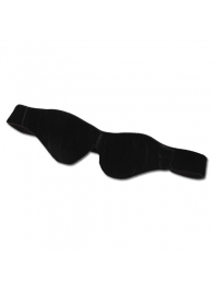 Мягкая черная маска на глаза - Lux Fetish - купить с доставкой в Воронеже