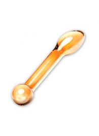 Золостистый стеклянный стимулятор простаты, 17 см. - Glas - в Воронеже купить с доставкой