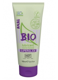 Интимный увлажняющий анальный гель BIO SuperGlide - 100 мл. - HOT - купить с доставкой в Воронеже
