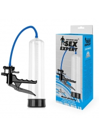 Прозрачная вакуумная помпа Sex Expert с ручным насосом - Sex Expert - в Воронеже купить с доставкой