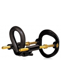 Черный экстендер-растяжитель пениса - Sex Expert - в Воронеже купить с доставкой