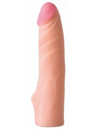 Телесная насадка на Harness с коннектором RED LINE  - 19,5 см. - LOVETOY (А-Полимер) - купить с доставкой в Воронеже