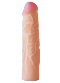 Телесная насадка на Harness с коннектором RED LINE  - 21 см. - LOVETOY (А-Полимер) - купить с доставкой в Воронеже