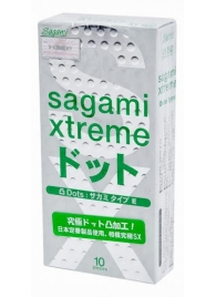 Презервативы Sagami Xtreme Type-E с точками - 10 шт. - Sagami - купить с доставкой в Воронеже