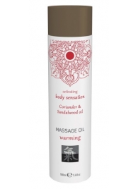 Массажное масло с ароматом кориандра с добавлением сандалового масла - 100 мл. - Shiatsu - купить с доставкой в Воронеже
