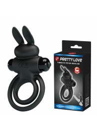 Черное эрекционное кольцо с вибростимуляцией клитора Vibrant Penis Ring III - Baile - в Воронеже купить с доставкой