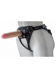 Универсальный мягкий пояс с насадкой Hard brutal BDSM-КОНСУЛ - 17 см. - LOVETOY (А-Полимер) - купить с доставкой в Воронеже