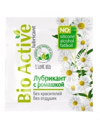 Пробник лубриканта на водной основе Bio Active - 3 гр. - Биоритм - купить с доставкой в Воронеже