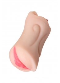 Телесный двусторонний мастурбатор Fruity Tongue - ротик и вагина - ToyFa - в Воронеже купить с доставкой