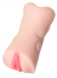 Телесный двусторонний мастурбатор Rich Fruit - вагина и анус - ToyFa - в Воронеже купить с доставкой