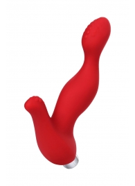 Красный силиконовый вибростимулятор простаты Proman - 12,5 см. - ToyFa - в Воронеже купить с доставкой