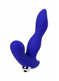 Синий силиконовый вибростимулятор простаты Stroman - 14,5 см. - ToyFa - в Воронеже купить с доставкой