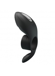 Черное кольцо на пенис с вибрацией Vibration Penis Sleeve - Baile - в Воронеже купить с доставкой