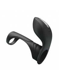 Черная насадка на пенис с вибрацией Vibration Penis Sleeve II - Baile - в Воронеже купить с доставкой