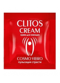 Пробник возбуждающего крема для женщин Clitos Cream - 1,5 гр. - Биоритм - купить с доставкой в Воронеже