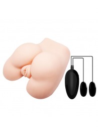 Пышная попка с двумя входами и вибрацией - Baile - в Воронеже купить с доставкой
