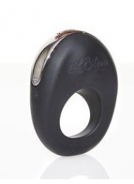 Черное эрекционное виброкольцо ATOM - Hot Octopuss - в Воронеже купить с доставкой