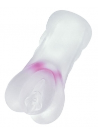 Прозрачный реалистичный мастурбатор Juicy Pussy Crystal Rose - ToyFa - в Воронеже купить с доставкой