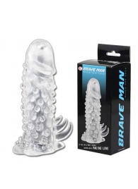 Насадка удлинитель с пупырышками и усиками - 13 см. - Baile - в Воронеже купить с доставкой