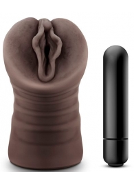 Коричневый мастурбатор-вагина Alexis - Blush Novelties - в Воронеже купить с доставкой