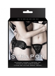 Черные трусики для крепления насадки при помощи кольца - NMC - купить с доставкой в Воронеже