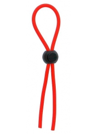 Красное эрекционное лассо с одной бусинкой-утяжкой STRETCHY THICK LASSO - Dream Toys - в Воронеже купить с доставкой