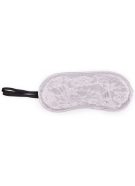 Серая кружевная маска на резиночке - Notabu - купить с доставкой в Воронеже
