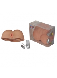 Вагина из киберкожи с присосками и вибрацией - LOVETOY (А-Полимер) - в Воронеже купить с доставкой