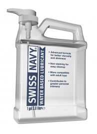 Канистра лубриканта Swiss Navy Water Based Lube на водной основе - 3,8 л. - Swiss navy - купить с доставкой в Воронеже