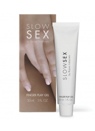 Гель для мастурбации с ароматом кокоса Slow Sex Finger Play Gel - 30 мл. - Bijoux Indiscrets - купить с доставкой в Воронеже