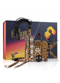 Леопардовый эротический набор Wicked Wildcat - Secret Pleasure Chest - купить с доставкой в Воронеже