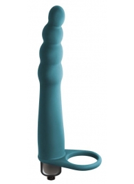 Зеленая вибронасадка для двойного проникновения Bramble - 16,5 см. - Lola Games - купить с доставкой в Воронеже