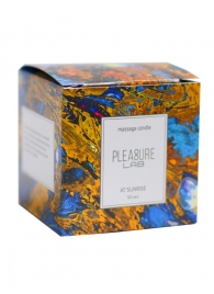 Массажная свеча At Sunrise со сладким ароматом какао - 50 мл. - Pleasure Lab - купить с доставкой в Воронеже