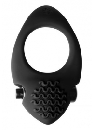 Черное эрекционное виброкольцо Pure Passion Midnight - Lola Games - в Воронеже купить с доставкой