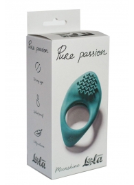 Зеленое эрекционное виброкольцо Pure Passion Moonshine - Lola Games - в Воронеже купить с доставкой