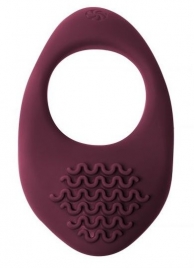 Бордовое эрекционное виброкольцо Pure Passion Moonshine - Lola Games - в Воронеже купить с доставкой