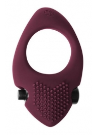 Бордовое эрекционное виброкольцо Pure Passion Sunset - Lola Games - в Воронеже купить с доставкой