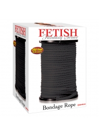Черная веревка для связывания Bondage Rope - 60,9 м. - Pipedream - купить с доставкой в Воронеже