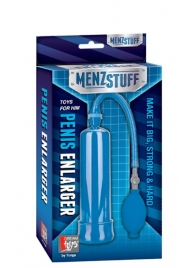 Синяя вакуумная помпа MENZSTUFF PENIS ENLARGER - Dream Toys - в Воронеже купить с доставкой
