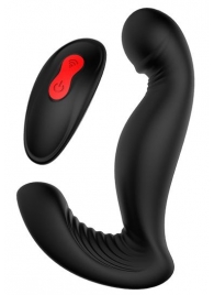 Черный вибромассажер простаты SWIRLING P-PLEASER - Dream Toys - в Воронеже купить с доставкой