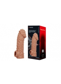 Насадка на фаллос с бугорками - 17,6 см. - KOKOS - в Воронеже купить с доставкой