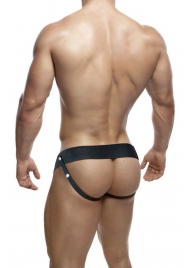 Черный мужской страпон DR. SKIN 6INCH HOLLOW STRAP ON - 16 см. - Blush Novelties - купить с доставкой в Воронеже