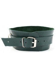 Изумрудный ошейник Ladys Arsenal на регулируемом ремешке - БДСМ Арсенал - купить с доставкой в Воронеже