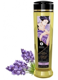 Массажное масло с ароматом лаванды Sensation - 240 мл. - Shunga - купить с доставкой в Воронеже