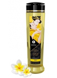Массажное масло с ароматом моной Serenity - 240 мл. - Shunga - купить с доставкой в Воронеже