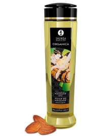 Массажное масло Organica с ароматом миндаля - 240 мл. - Shunga - купить с доставкой в Воронеже