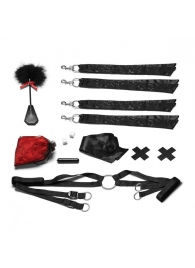 Романтический набор для БДСМ-игр с лепестками роз - Lux Fetish - купить с доставкой в Воронеже